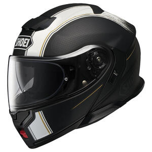 SHOEI Neotec 3 Satori TC-5 matte black and white, front view