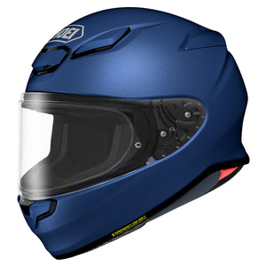 Shoei RF-1400 Solid helmet - Matte Blue Metallic three-quarter view