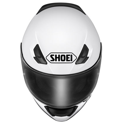 SHOEI RF SR 2 White helmet top view showing intake vents