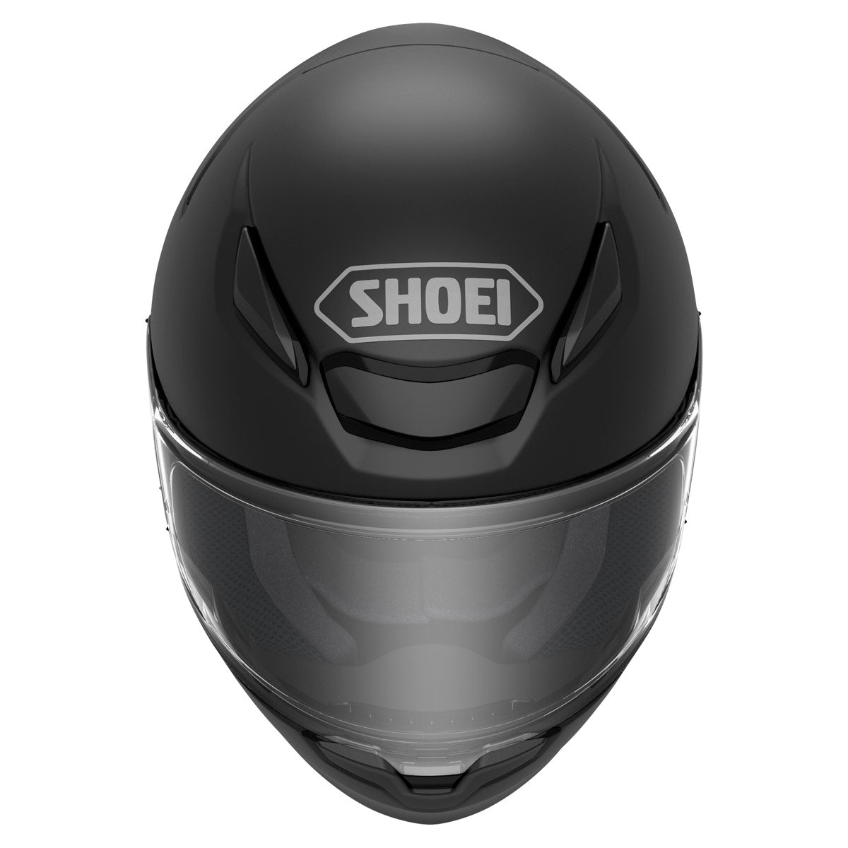 Shoei RF-1400 Solid Matte Black elevated front view