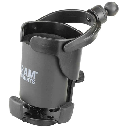 Ram Self-Leving XL Cup Hold Mount with 1" Ball: Designed for bigger insulated cups, plastic water bottles or even your reliab