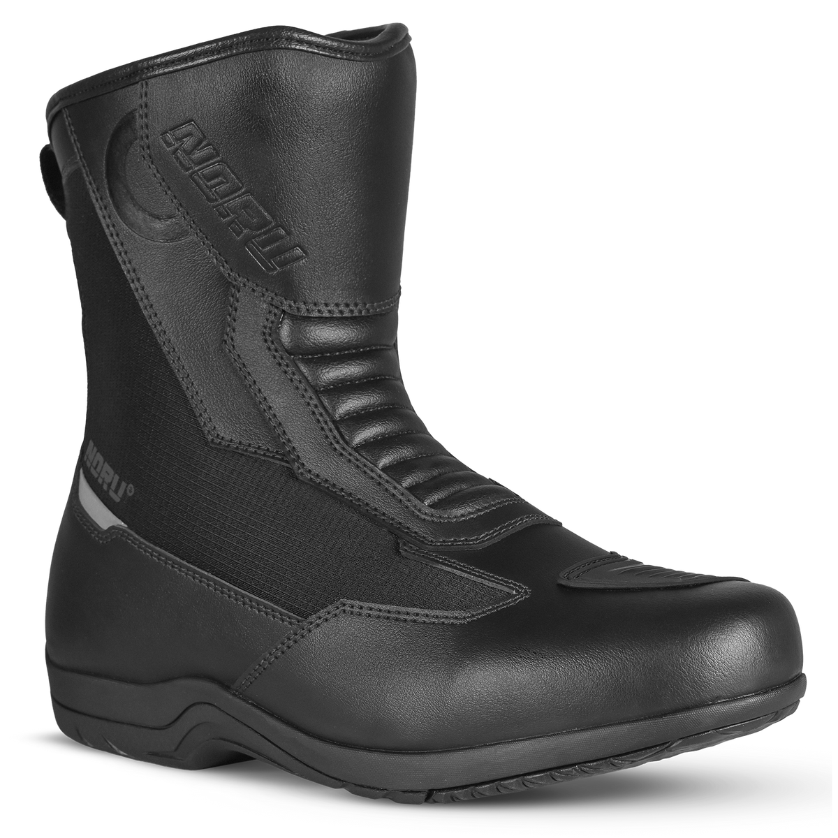 NORU Shoto 2 Waterproof Boots in black, front three-quarter view