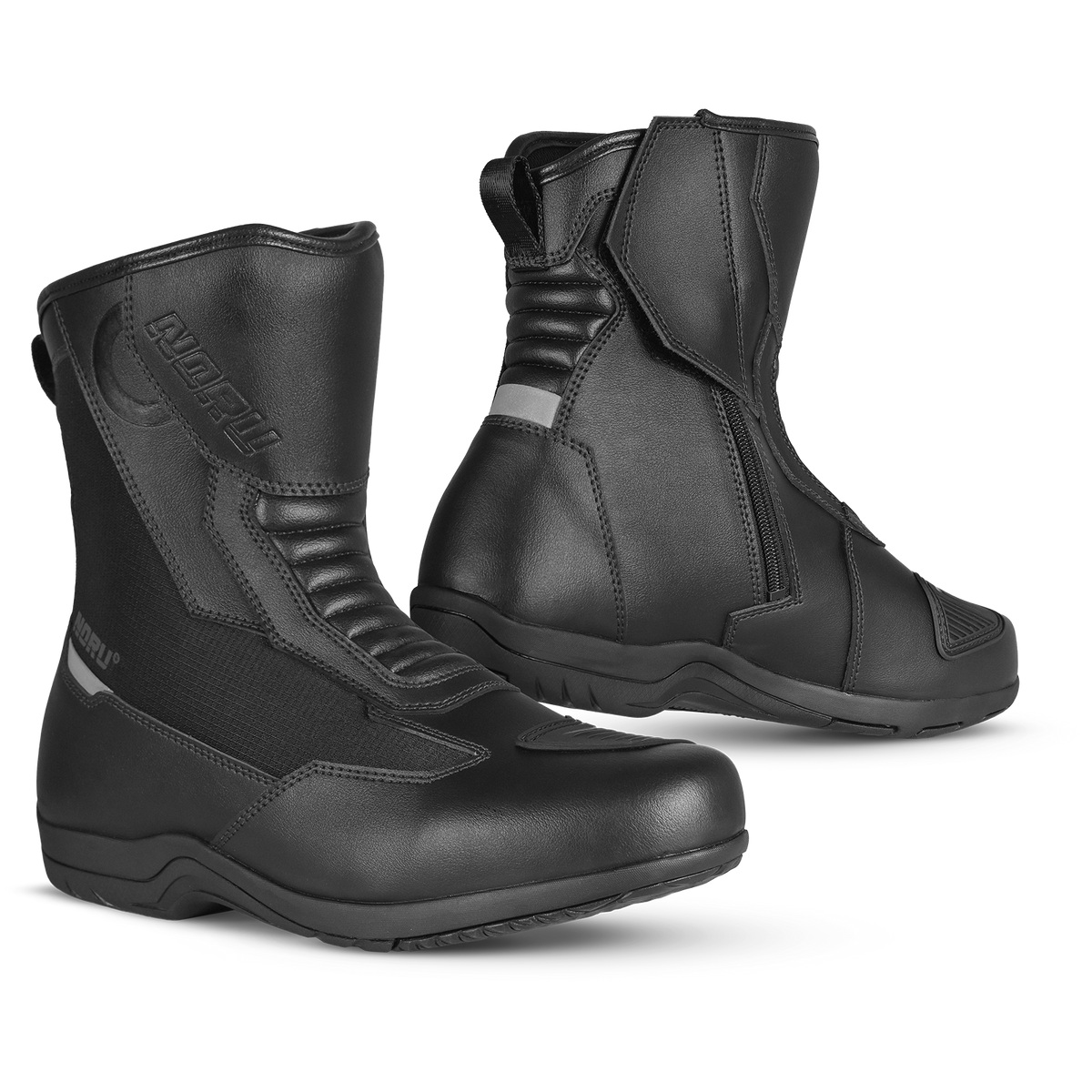 NORU Shoto 2 Waterproof Boots in black, primary three-quarter view