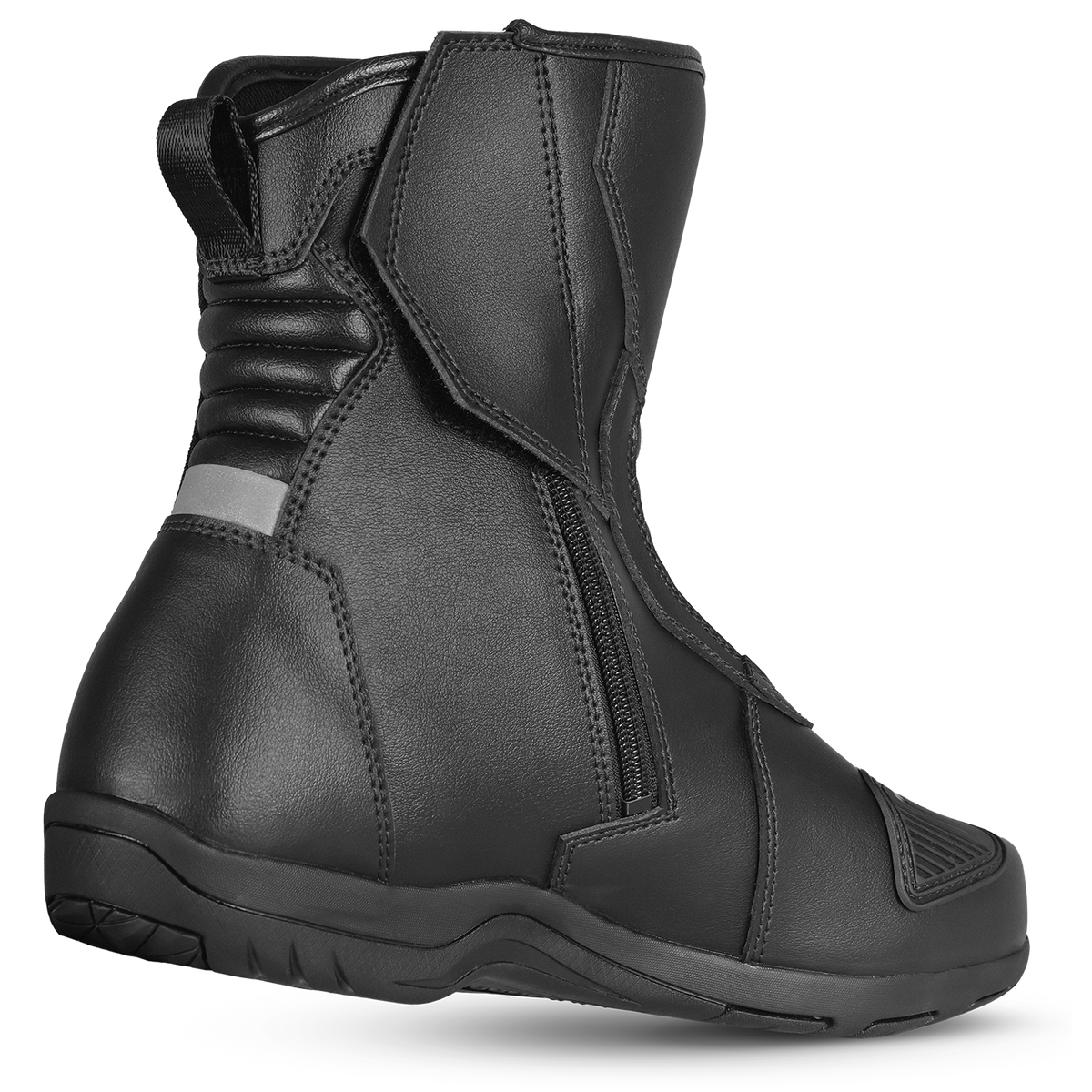 NORU Shoto 2 Waterproof Boots in black, rear three-quarter view