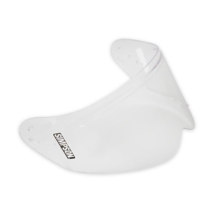 Simpson Ghost and Speed Bandit replacement shield, Clear