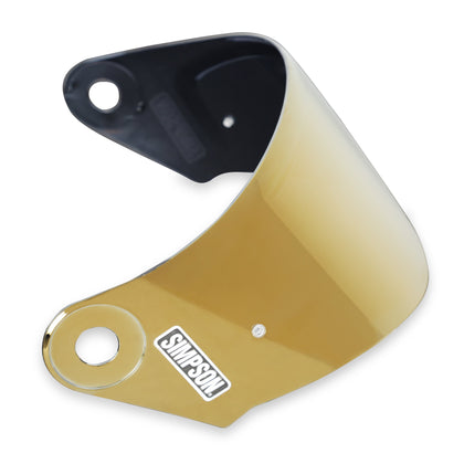 Simpson Mod Bandit faceshield in Gold, studio view