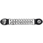 Chain Vest Extender - Skull Face: Total length: 5