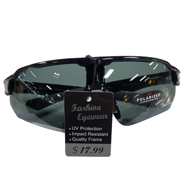 Sports Shield Glasses Polarized Smoke