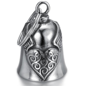 Motorcycle Bell - Heart with Wings