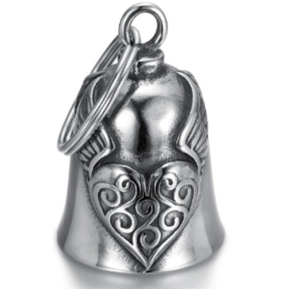 Motorcycle Bell - Heart with Wings