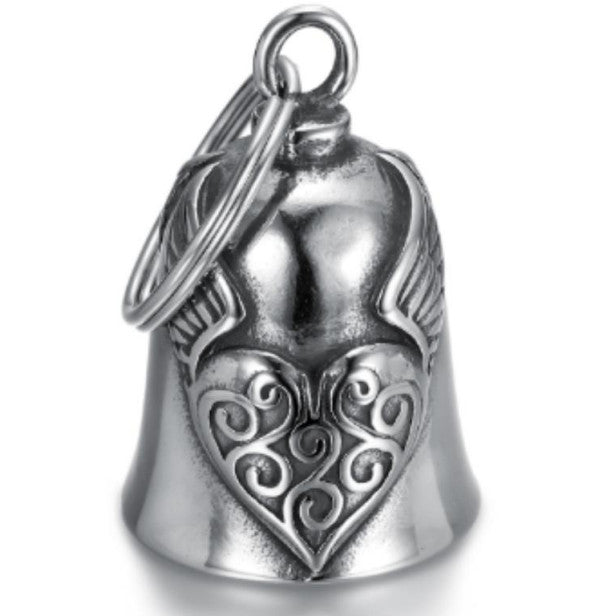Motorcycle Bell - Heart with Wings