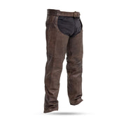 Stampede Chaps: Stampede - Unisex Motorcycle Leather Chaps
The Stampede are a unisex fit traditional style chaps available in