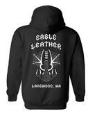 Eagle Leather Red Batwing Hoodie: An Eagle Leather Exclusive design on our premium 350gsm thick hoodie pullover