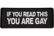 If You Read This Patch embroidered product photo