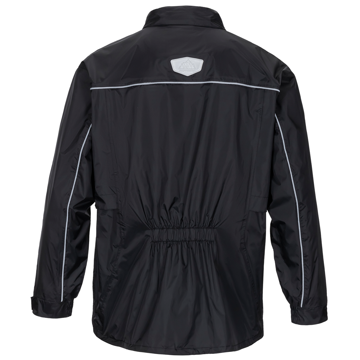 Tourmaster Defender Two-Piece Rainsuit in Black - jacket rear