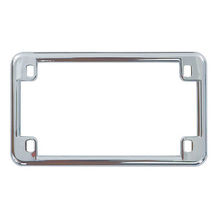 Motorcycle License Plate Frame Chrome