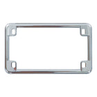 Motorcycle License Plate Frame Chrome