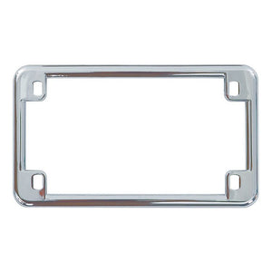 Motorcycle License Plate Frame Chrome