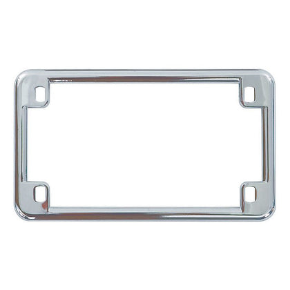 Motorcycle License Plate Frame Chrome