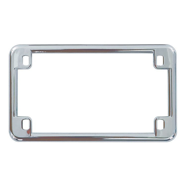 Motorcycle License Plate Frame Chrome