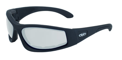 24 Triumphant (Safety): FOAM PADDED MOTORCYCLE SAFETY SUNGLASSES

Meets ANSI Z87
