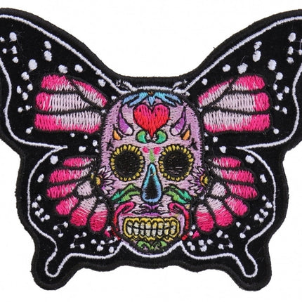 Sugar Skull Butterfly Patch