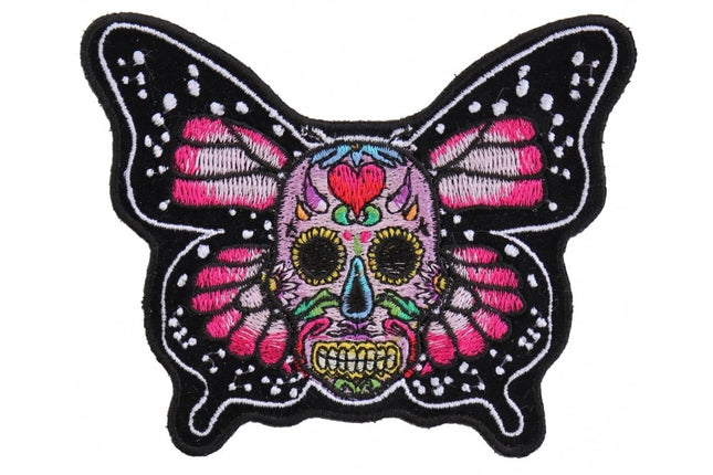 Sugar Skull Butterfly Patch