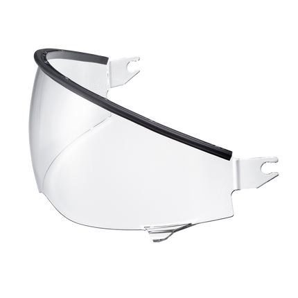 Scorpion Covert 2 SpeedView Sunvisor in clear, front view