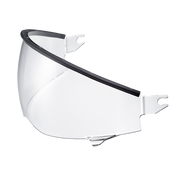 Scorpion Covert 2 SpeedView Sunvisor in clear, front view