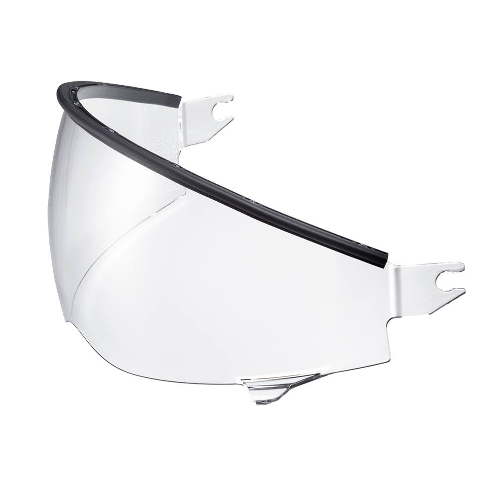 Scorpion Covert 2 SpeedView Sunvisor in clear, front view