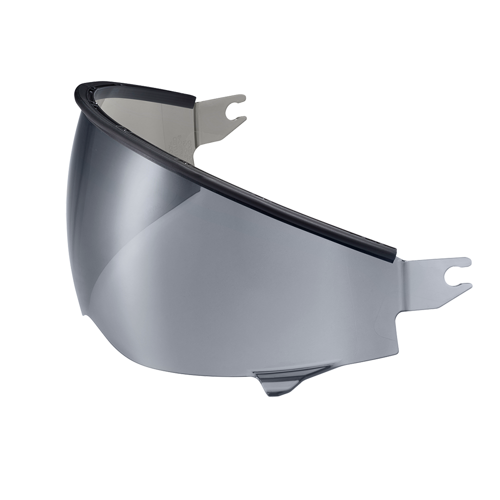 Scorpion Covert 2 SpeedView Sunvisor in silver mirror, front view