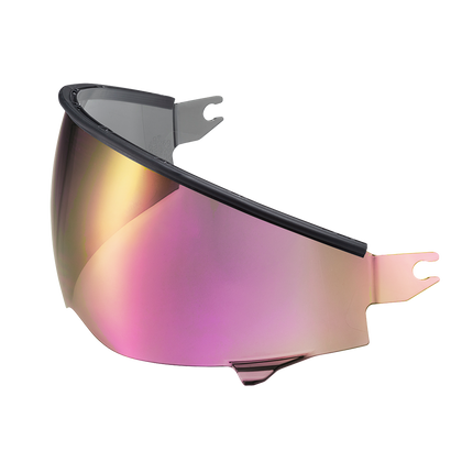 Scorpion Covert 2 SpeedView Sunvisor in purple and ruby mirror, front view