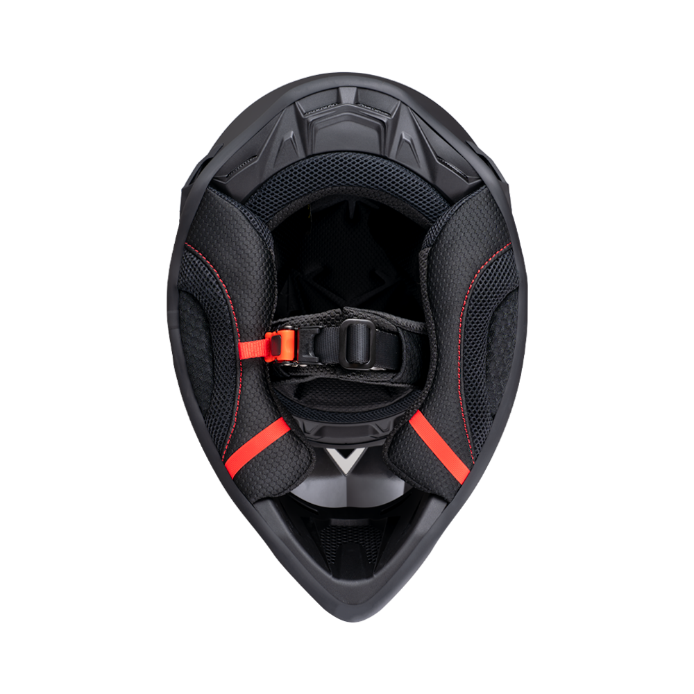 Daytona Tactic Off Road Helmet in matte black, additional product view