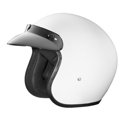 Daytona Cruiser 3/4 helmet, white, front three-quarter