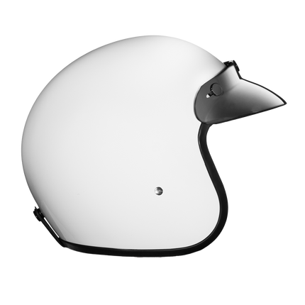 Daytona Cruiser 3/4 helmet, white, rear view