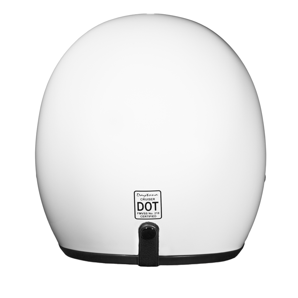 Daytona Cruiser 3/4 helmet, white, front view