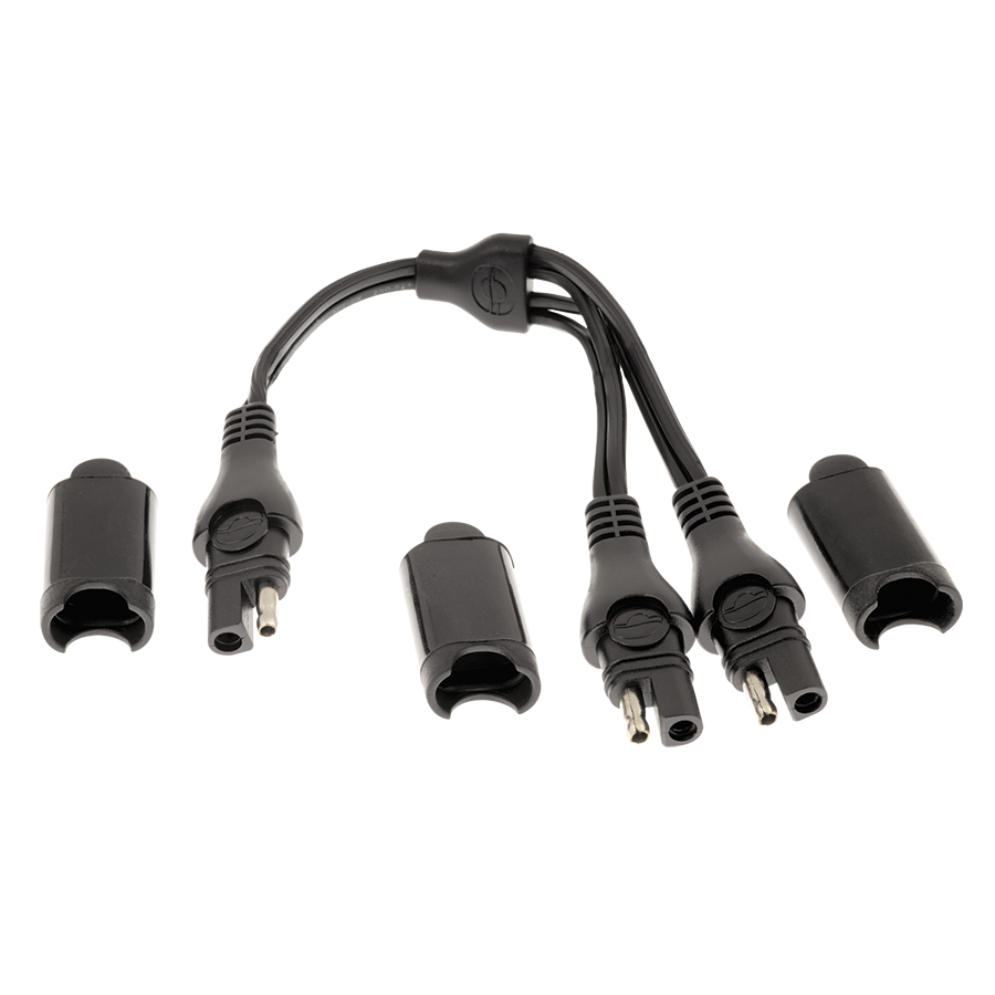 TechMate SAE Splitter O-15, alternate connector view