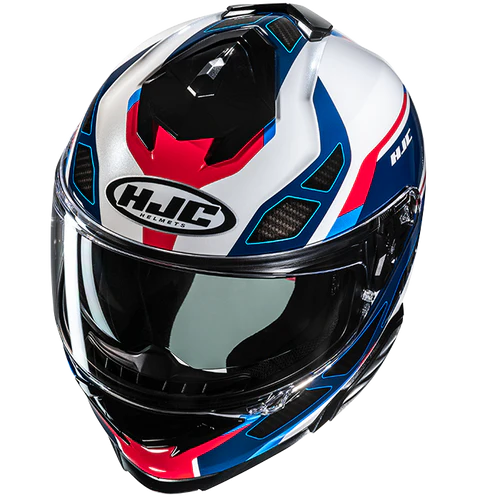 HJC i71 Zest MC21 helmet, side profile