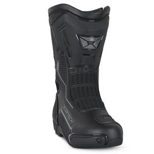 Cortech Revo RR Air Boots, black, front view