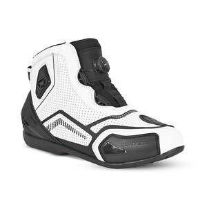 Cortech Men's Sport Lite Boots, black and white colorway
