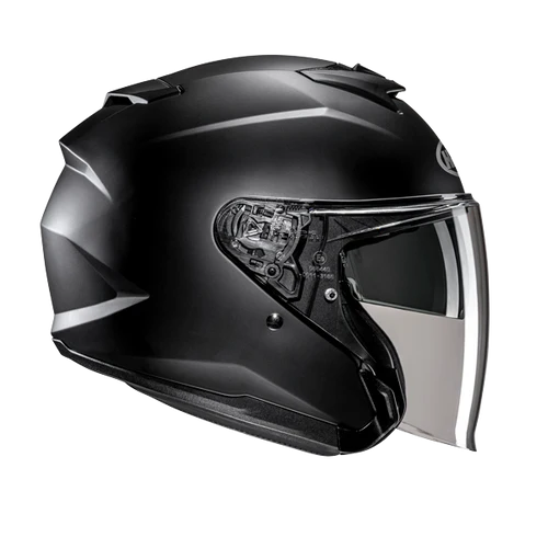 HJC i31 Solid in Matte Black, alternate helmet view 5