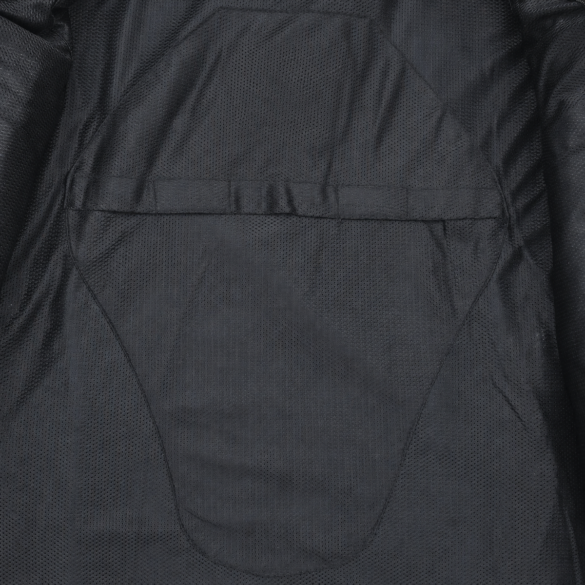 Veloci leather jacket interior back armor pocket detail