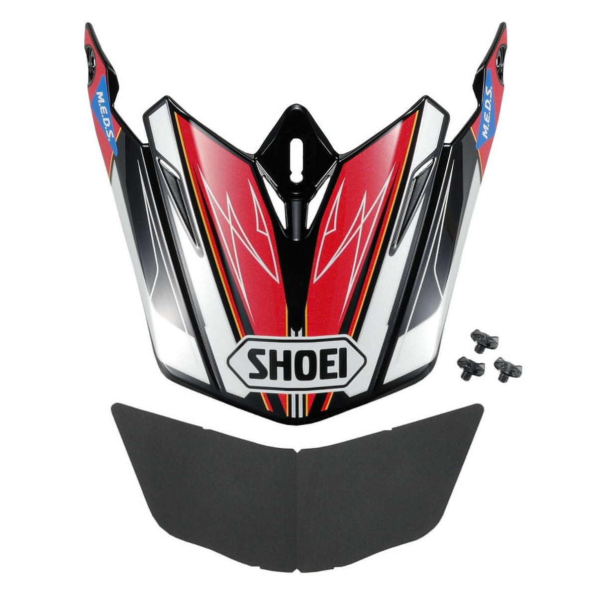 SHOEI VFX-EVO V-470 Visor Brayton Red/White/Black