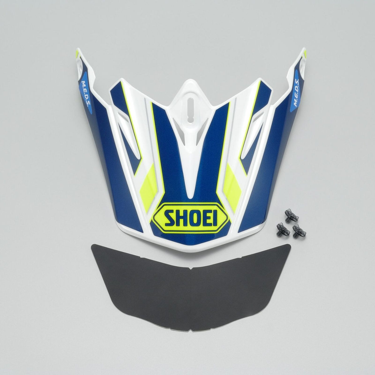 SHOEI VFX-EVO V-470 Visor Allegiant White/Blue/Hi-Viz Yellow