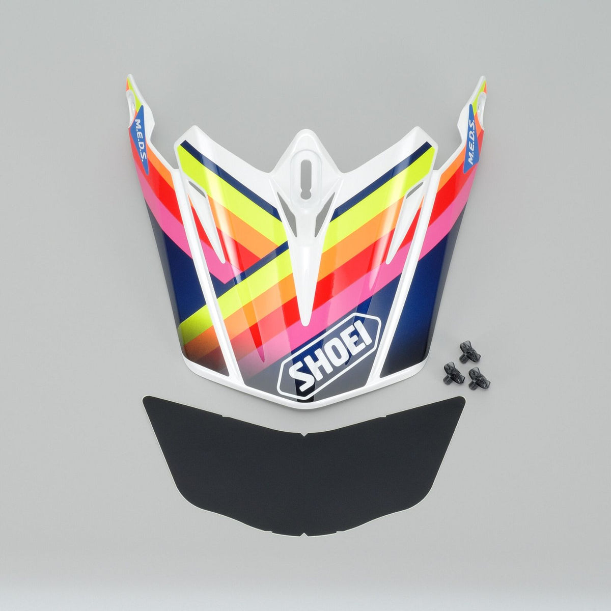 SHOEI VFX-EVO V-470 Visor Pinnacle Red/Yellow/Blue