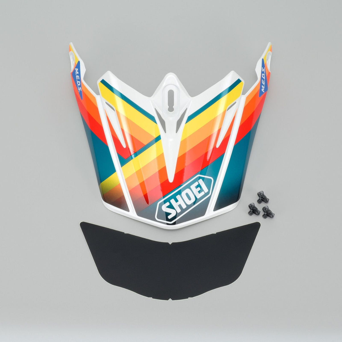 SHOEI VFX-EVO V-470 Visor Pinnacle White/Orange/Teal