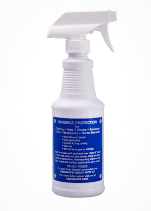 Obenauf's Water Shield 16oz: Description
For leather, fabric or oilskin - Environmentally safe and odorless! Protect your hik