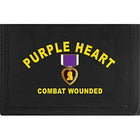Wallet Purple Heart: Purple Heart Logo Wallet
Has excellent embroidered logo