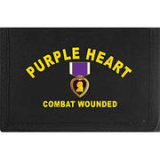 Wallet Purple Heart: Purple Heart Logo Wallet
Has excellent embroidered logo