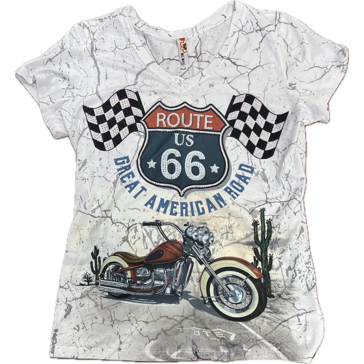 Ladies' Bike Flag SS Shirt